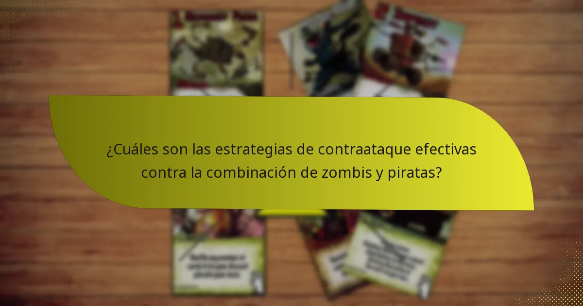 ¿Cómo se compara la combinación de zombis y piratas con otras facciones?
